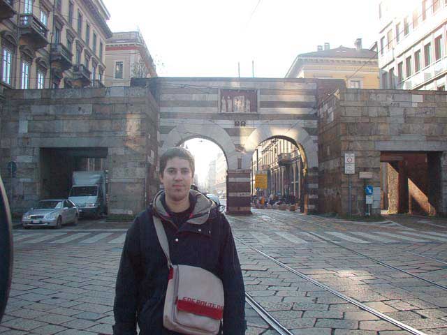 Arcos de Porta nuova. Piazza Cavour