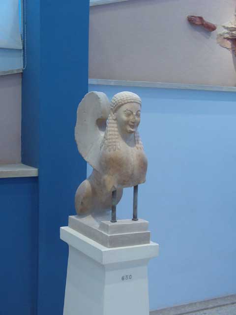 Esfinge en el museo de la Acrópolis