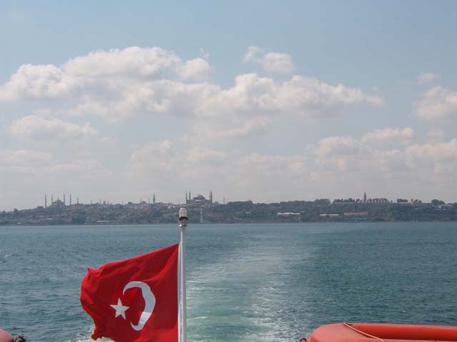 Vista de Estambul desde el Ferry