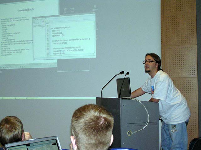 Presentación de Codeeditor, Paul Rouget