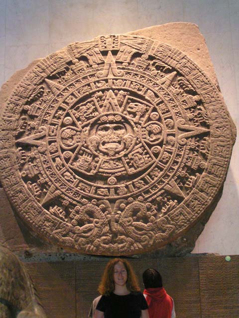 Calendario Azteca o Piedra del Sol. Museo de Antropología