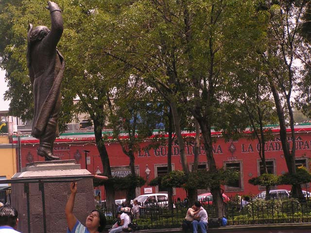 Plaza Hidalgo en Coyoacán