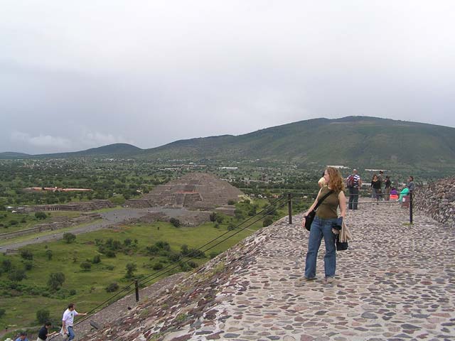 Teotihuacan. Vistas desde la pirámide del sol