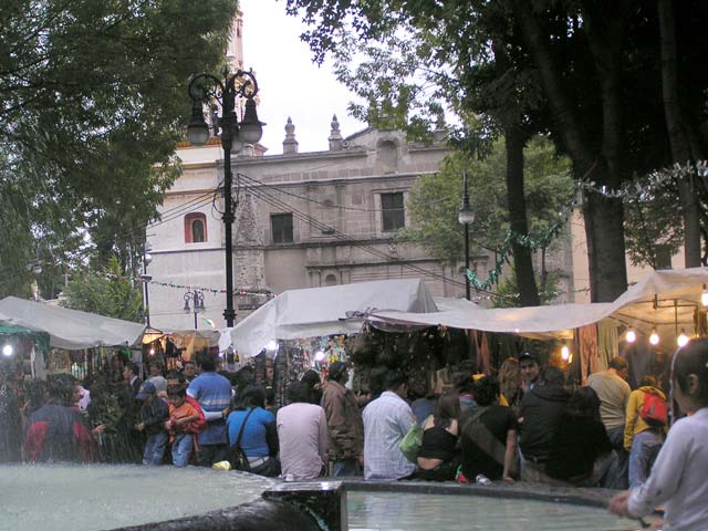 Plaza Hidalgo en Coyoacán