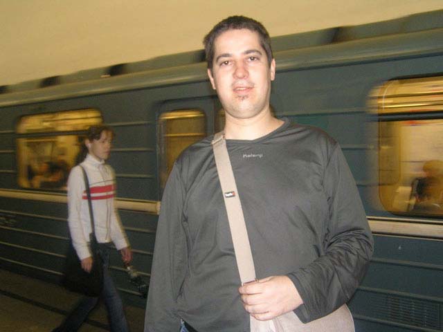 En el metro