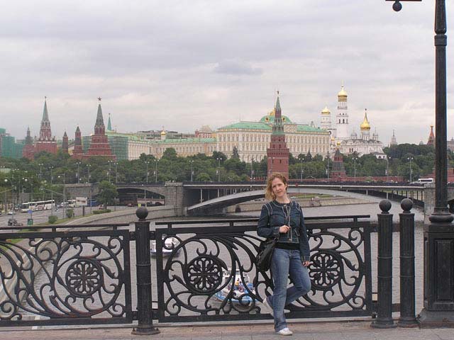 Vistas del Kremlin desde el puente del Patriarca