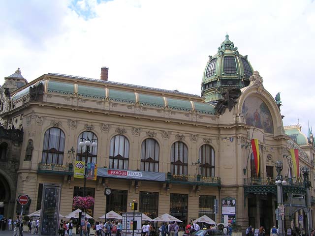 Casa Municipal de Praga. Art Nouveau