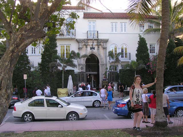 Casa de Versace en Ocean Drive. Ahora hotel Casa Casuarina