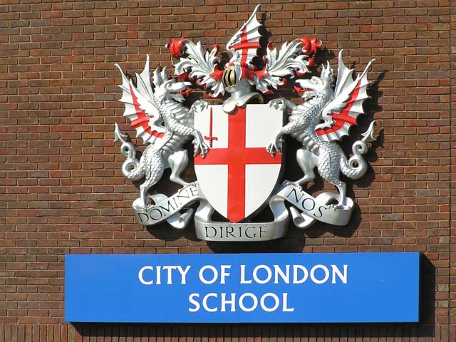 Escudo del City of London school