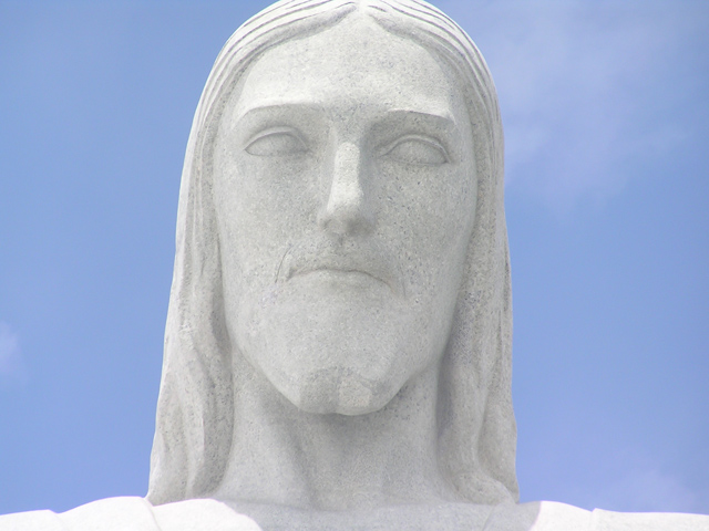 Cara del Cristo del Corcovado