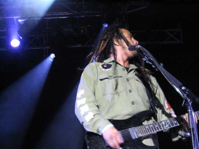Concierto de Korn, guitarra