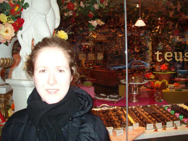 Pili en chocolatería de Bahnhofstrasse