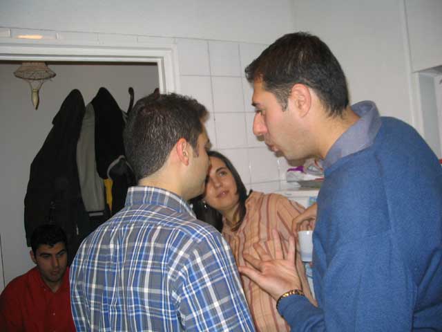 Miguel, Marta y Sergio