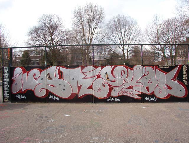 Graffiti en Ooster park