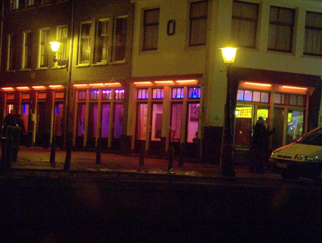 Escaparates en el barrio rojo