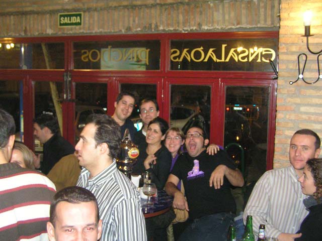 En la cervecería