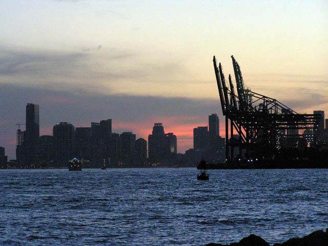 Vistas desde South Pointe park