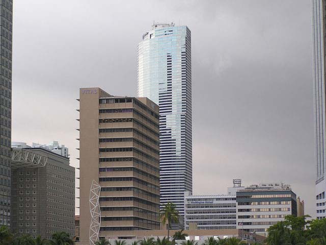 Vista de Downtown Miami desde el barco